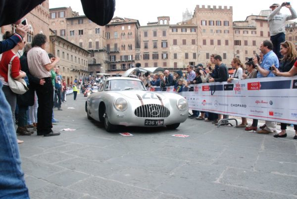 Mille Miglia in a Mercedes-Benz