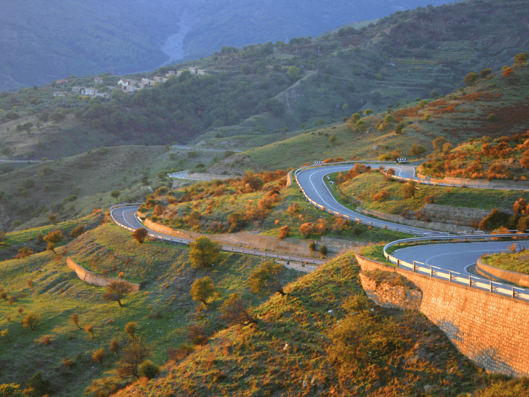 Madonie Berge im Nord-Osten von Sizilien