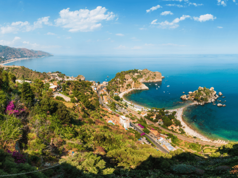 Taormina Isola Bella auf Sizilien
